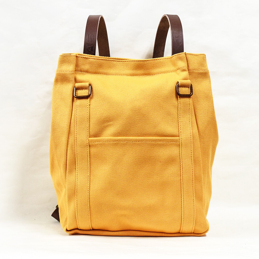 mens yellow backpack