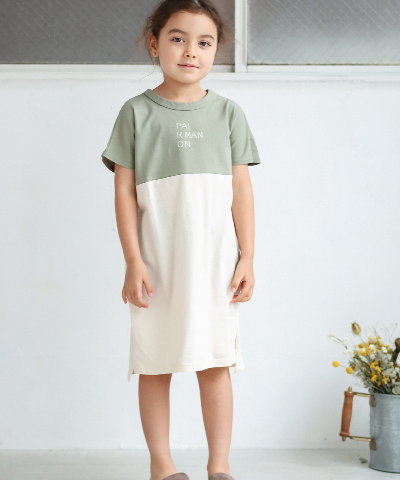 Girls Bi Color Print Short Sleeve Cut And Sewn One Piece Dress Import Japanese Products At Wholesale Prices Super Delivery Girls Bi Color Print Short Sleeve Cut And Sewn One Piece Dress Import Japanese Products At Wholesale Prices Super Delivery