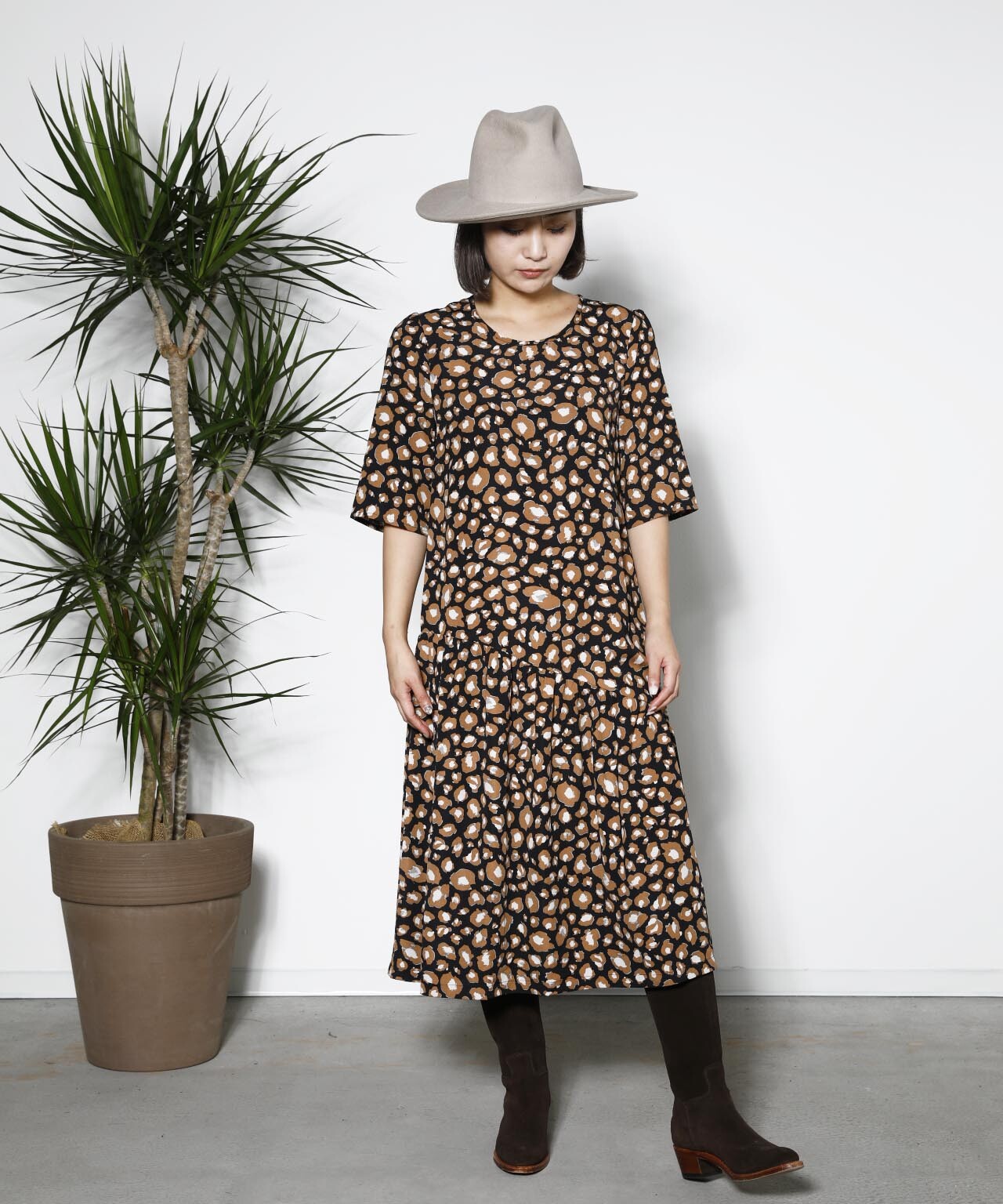 parisian leopard dress