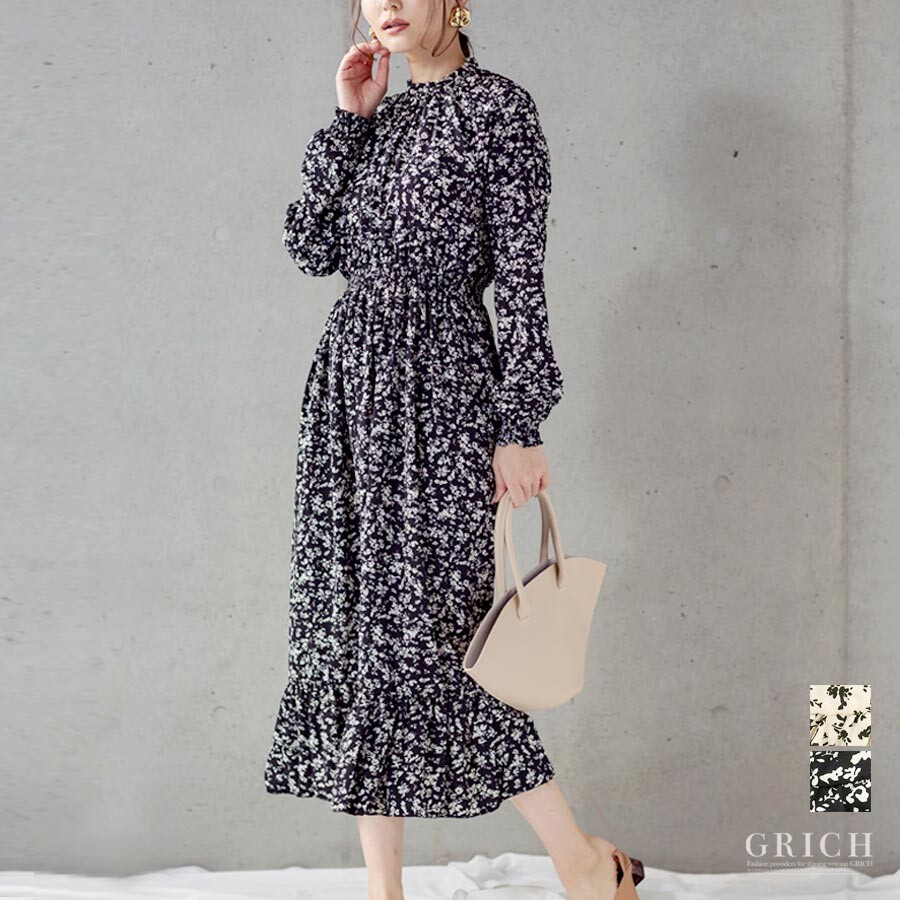 floral one piece dress
