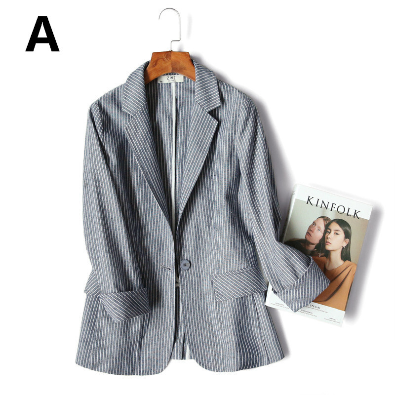 ladies casual linen jackets