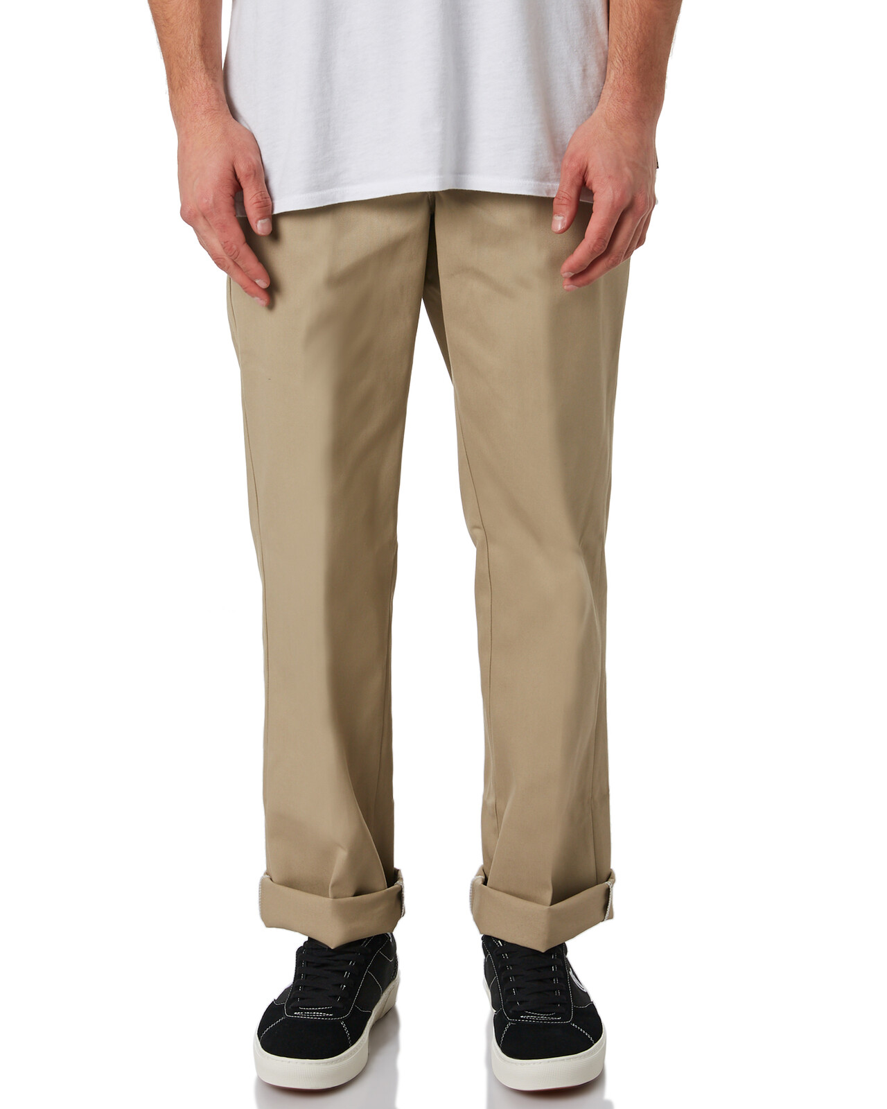 slim straight work pants