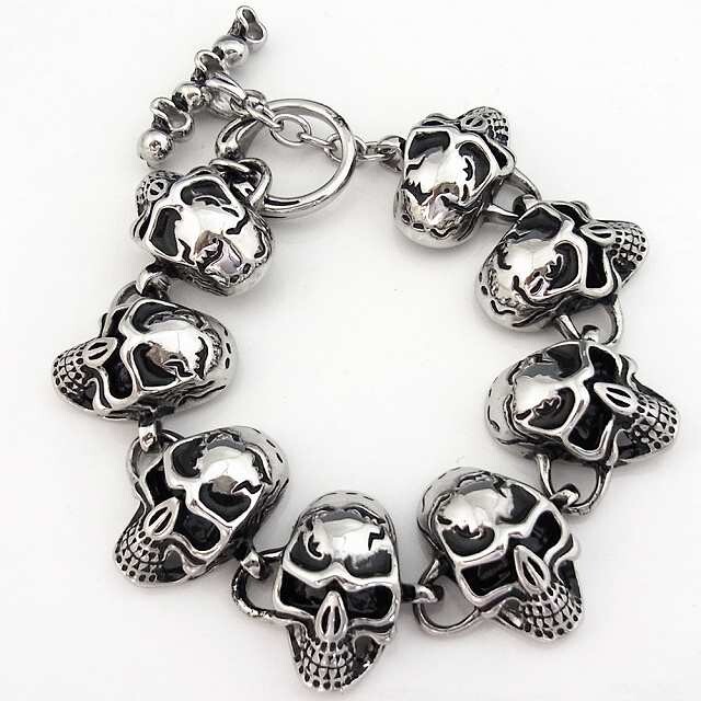 ladies skull bracelet