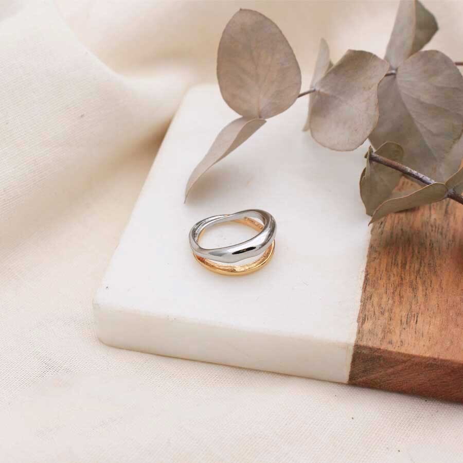silver gold ring price