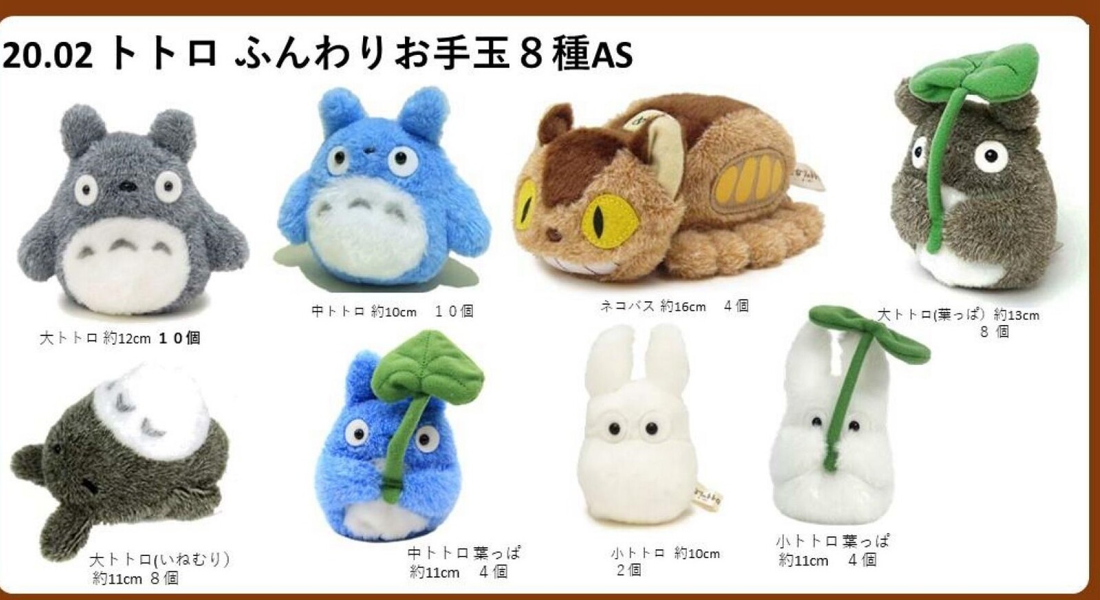 ジブリ となりのトトロ ふんわりお手玉 8種アソートの商品ページ 卸 仕入れサイト スーパーデリバリー ジブリ となりのトトロ ふんわりお手玉 8種アソートの商品ページ 卸 仕入れサイト スーパーデリバリー