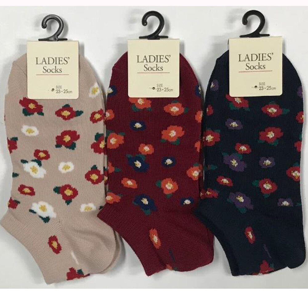 ladies red ankle socks