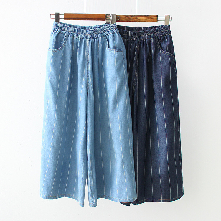 three quarter length jeans