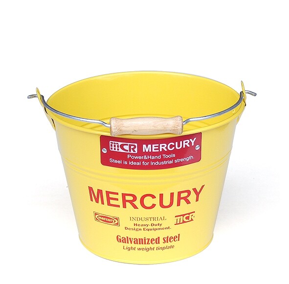 small yellow plastic buckets