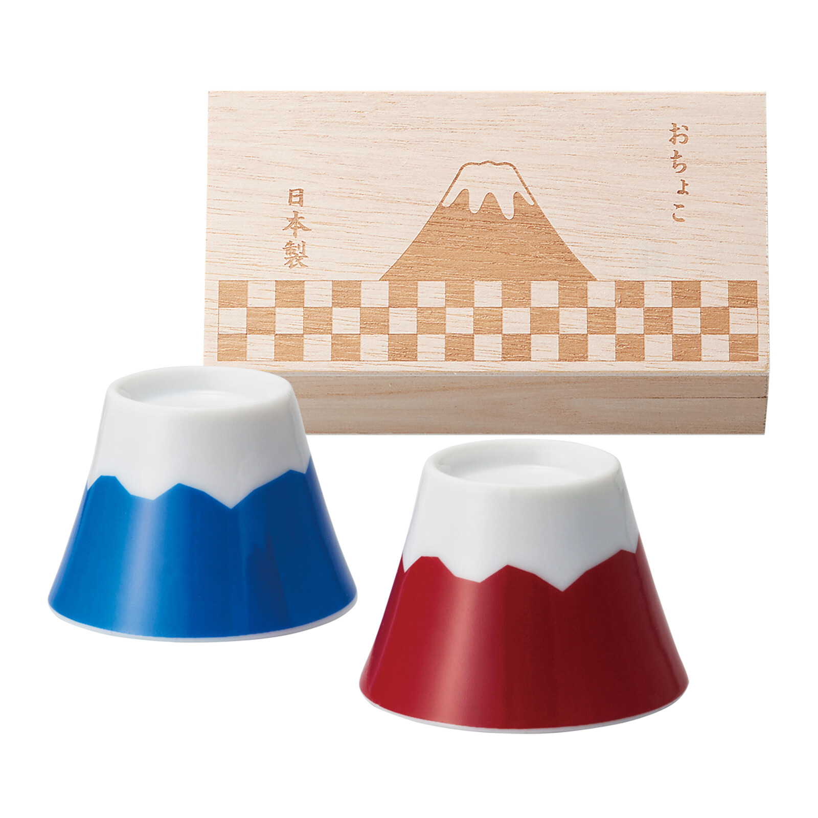 富士山おちょこで乾杯 富士山 木箱入ペアおちょこの商品ページ 卸 仕入れサイト スーパーデリバリー