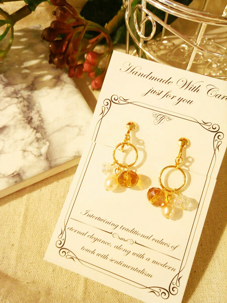antique pierced earrings