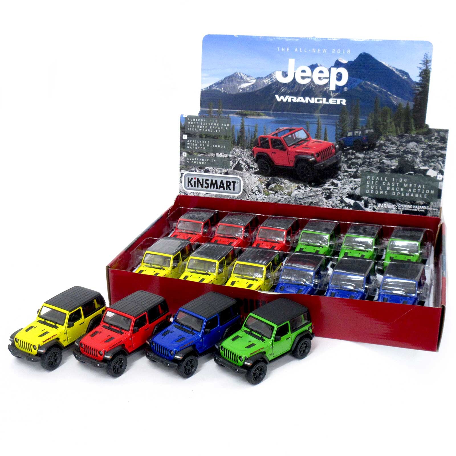 Color : 2 Toy Cars 1:18 for J-eep Alloy Die-Casting Model Car Children/'s Toys Scale Model Car Room Car Decorations