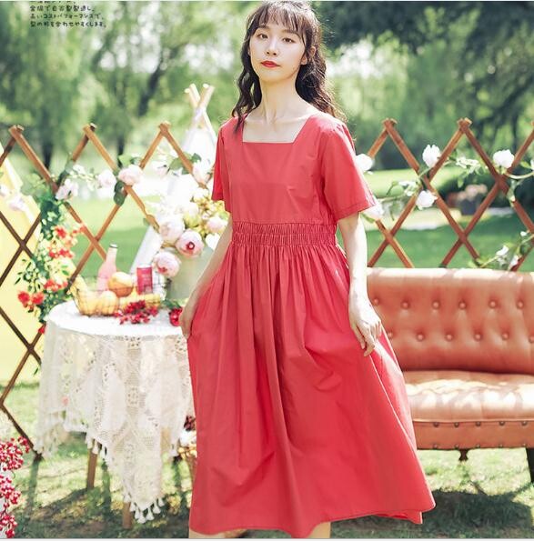 Fashion Short Sleeve One Piece Dress Import Japanese Products At Wholesale Prices Super Delivery