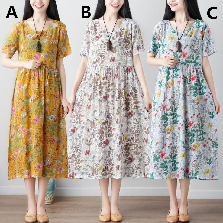 Ladies Floral Pattern Leisurely Short Sleeve One Piece Dress 3 Colors 99 Import Japanese Products At Wholesale Prices Super Delivery Ladies Floral Pattern Leisurely Short Sleeve One Piece Dress 3 Colors 99 Import Japanese Products At Wholesale Prices Super Delivery