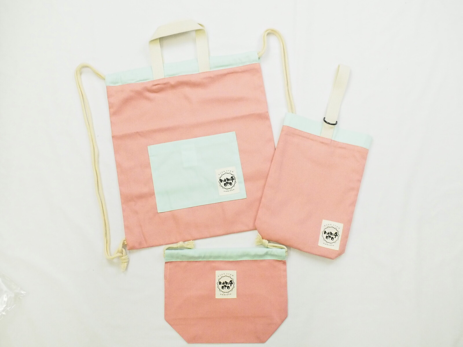 pink knapsack