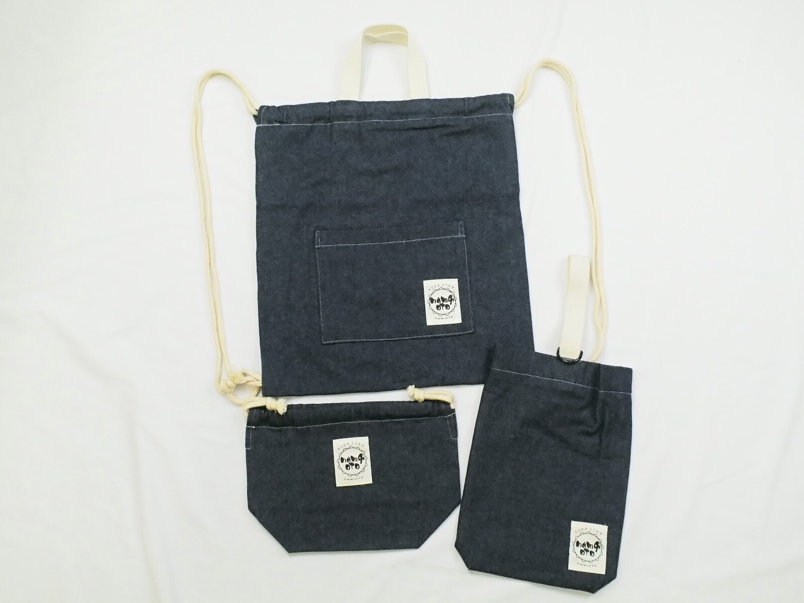 indigo shoes and bags