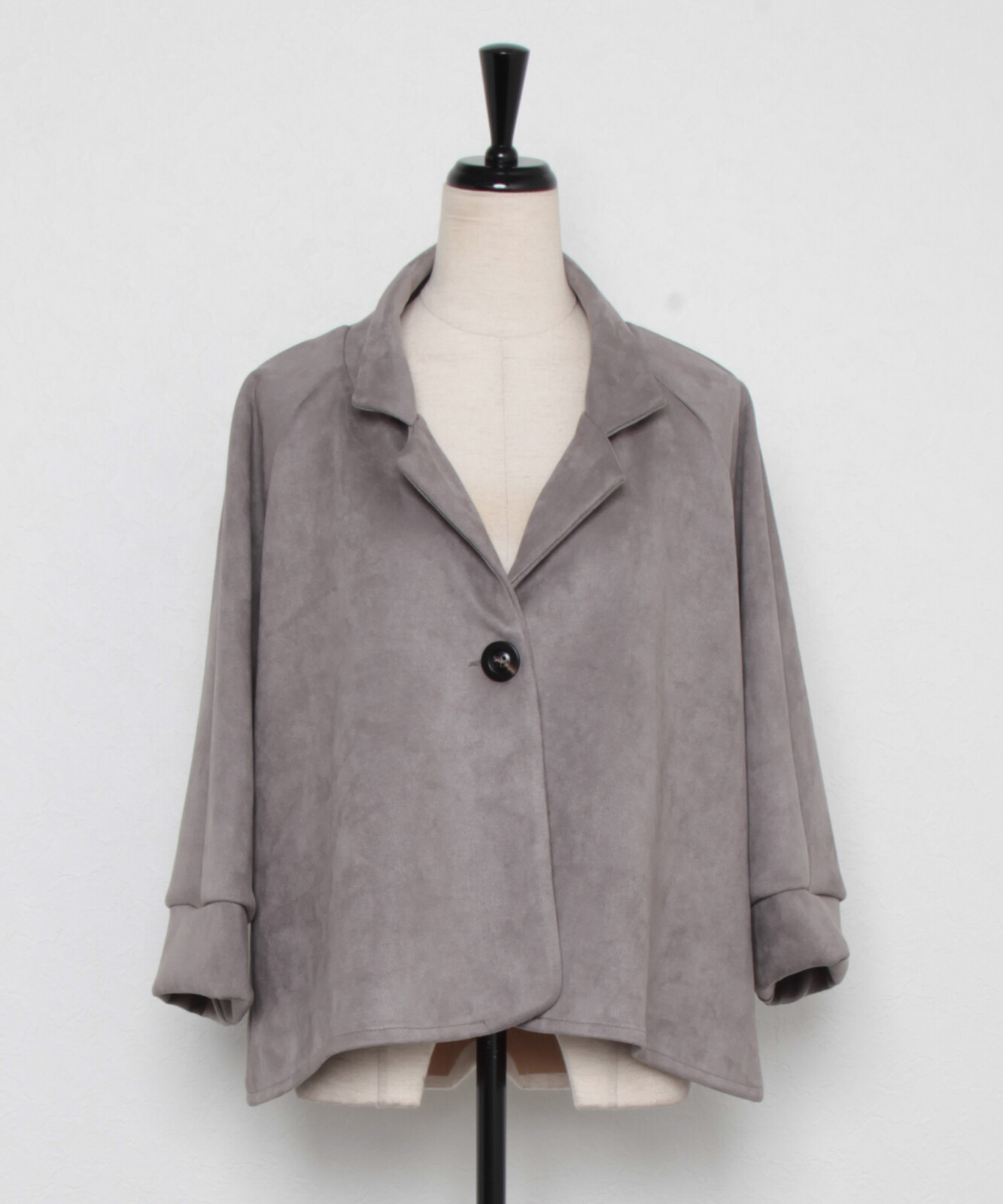 peach suede jacket