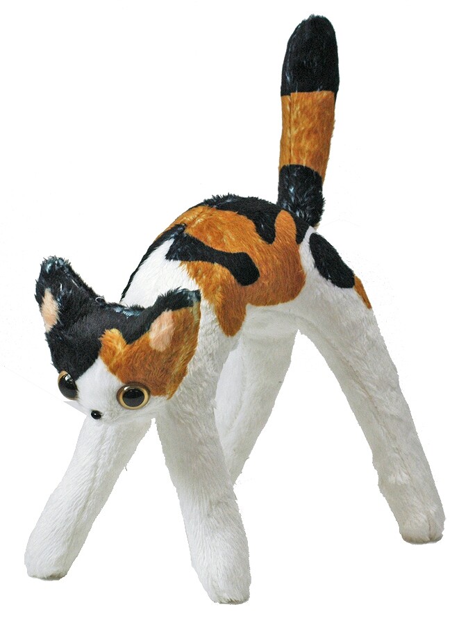 tortoiseshell cat soft toy