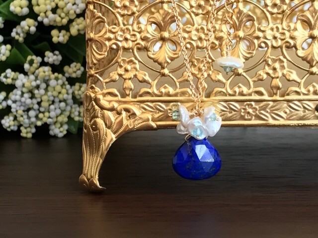 Lapis Lazuli Pearl Bouquet Necklace Import Japanese Products At Wholesale Prices Super Delivery Lapis Lazuli Pearl Bouquet Necklace Import Japanese Products At Wholesale Prices Super Delivery