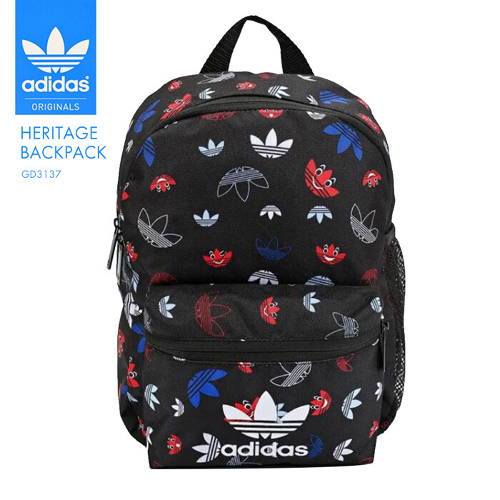 red and white adidas backpack