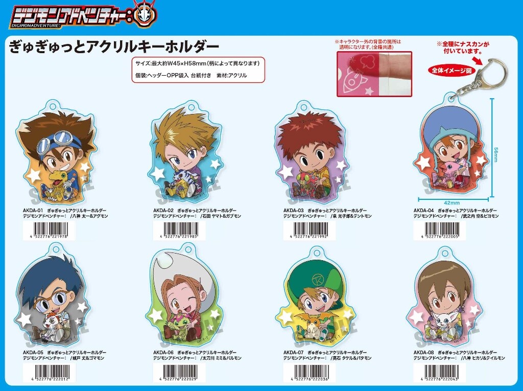 受注締切9 27 ぎゅぎゅっとアクリルキーホルダー デジモンアドベンチャー の商品ページ 卸 仕入れサイト スーパーデリバリー 受注締切9 27 ぎゅぎゅっとアクリルキーホルダー デジモンアドベンチャー の商品ページ 卸 仕入れサイト スーパーデリバリー