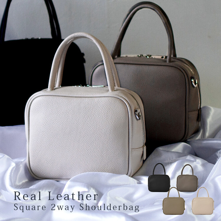 Cow Leather Top Leather Leather Square Shoulder Bag Handbag 2 Way Import Japanese Products At Wholesale Prices Super Delivery Cow Leather Top Leather Leather Square Shoulder Bag Handbag 2 Way Import Japanese Products At Wholesale Prices Super Delivery