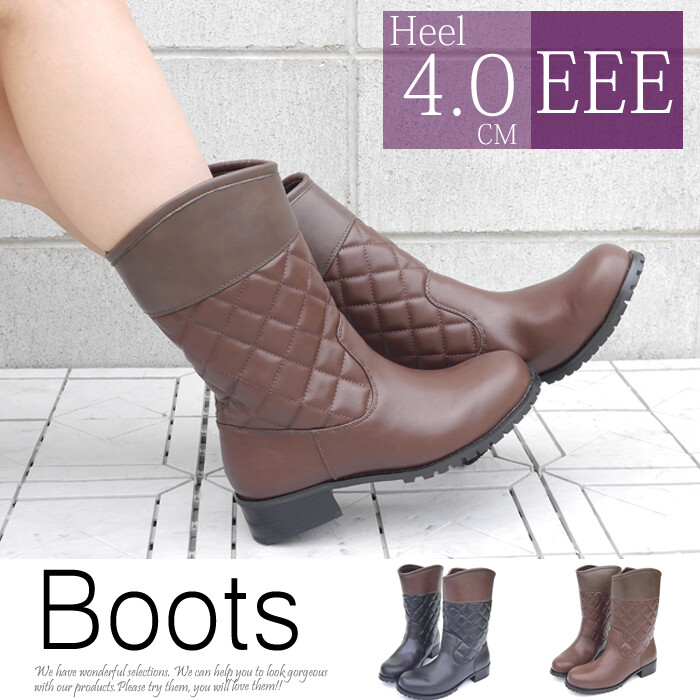 heel calf boots