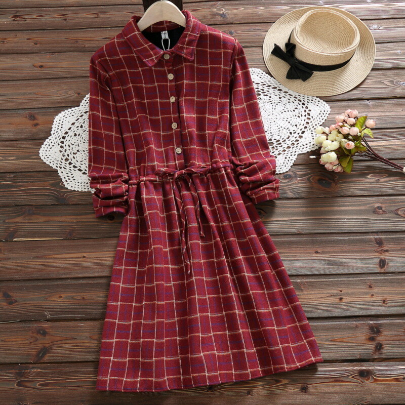lace up long sleeve dress