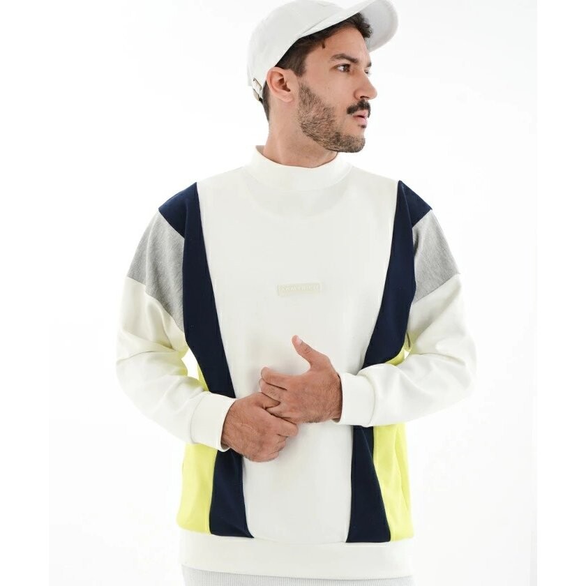 high neck long top