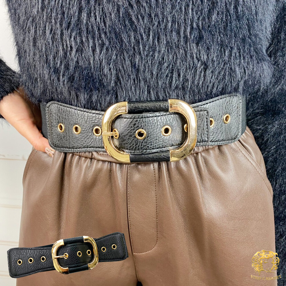 gold stretchy belt