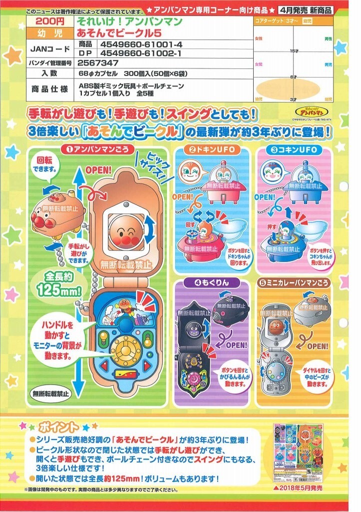 4月 バンダイ0円ガチャガチャ ガシャポン 商品各種の商品ページ 卸 仕入れサイト スーパーデリバリー