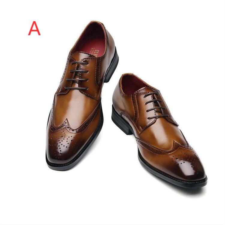 Genuine Leather Leather Shoes 