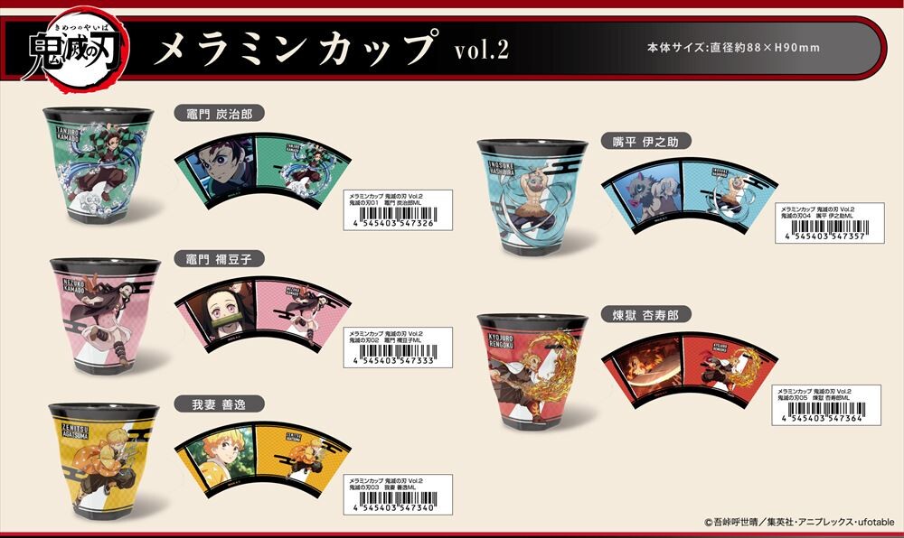 予約品 メラミンカップ 鬼滅の刃 Vol 2 3 25 木 予約〆切り の商品ページ 卸 仕入れサイト スーパーデリバリー