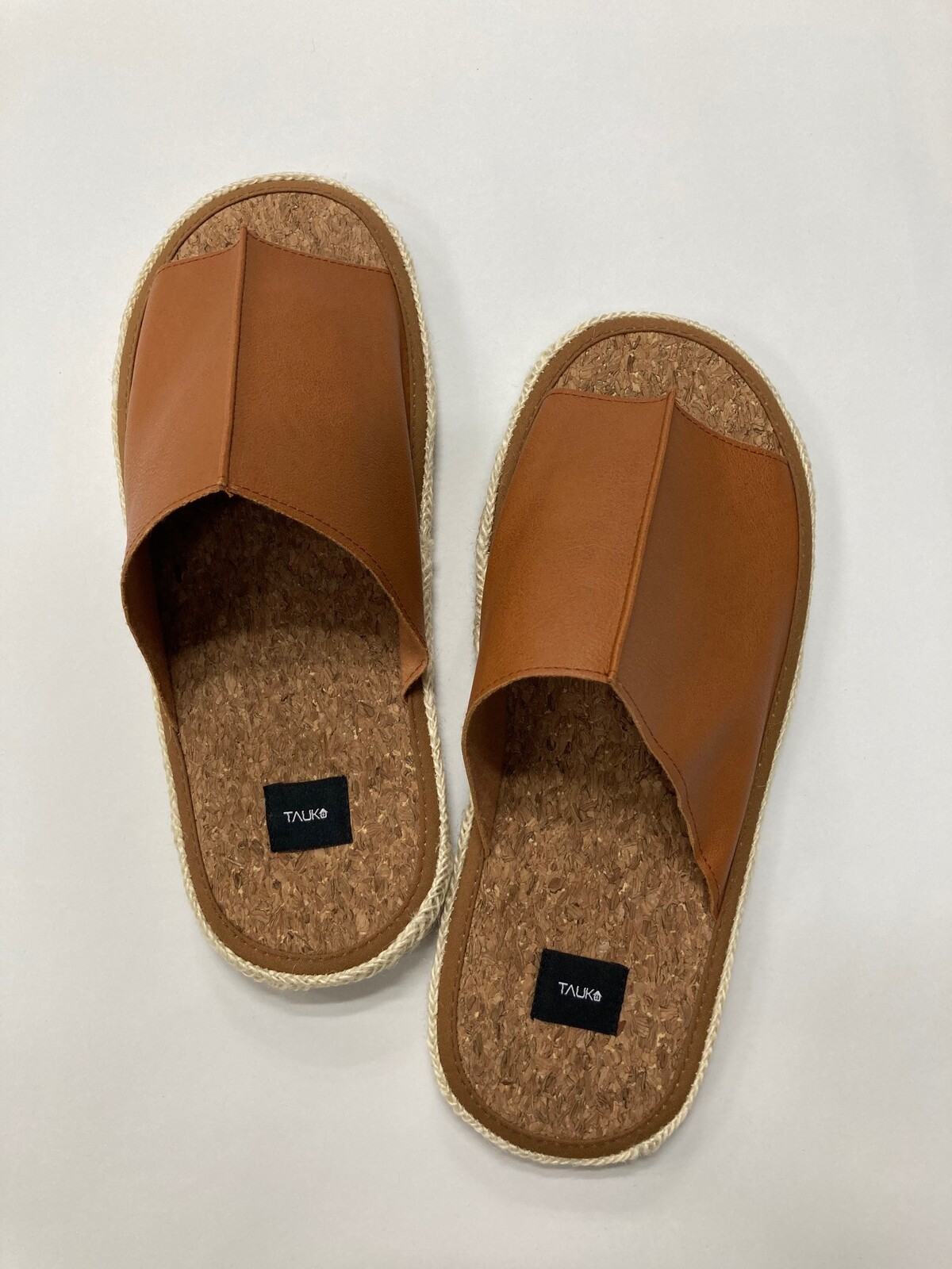 cork sole slippers