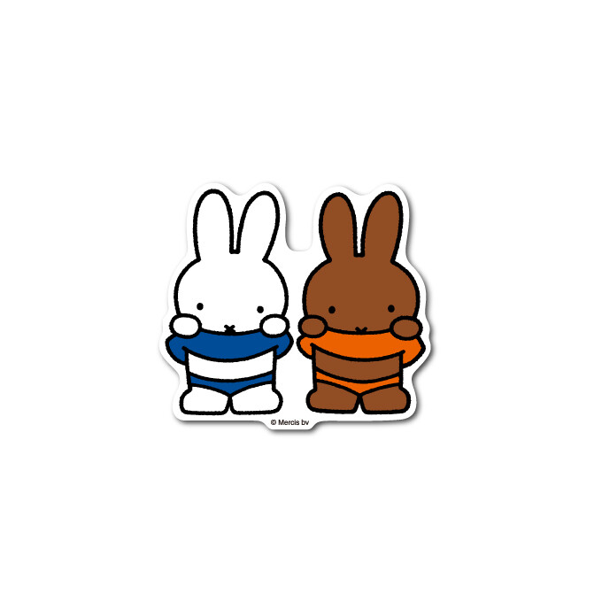 Miffy ミッフィー メラニー キャラクターステッカー 絵本 イラスト かわいい こども うさぎ 人気 Mif002の商品ページ 卸 仕入れサイト スーパーデリバリー