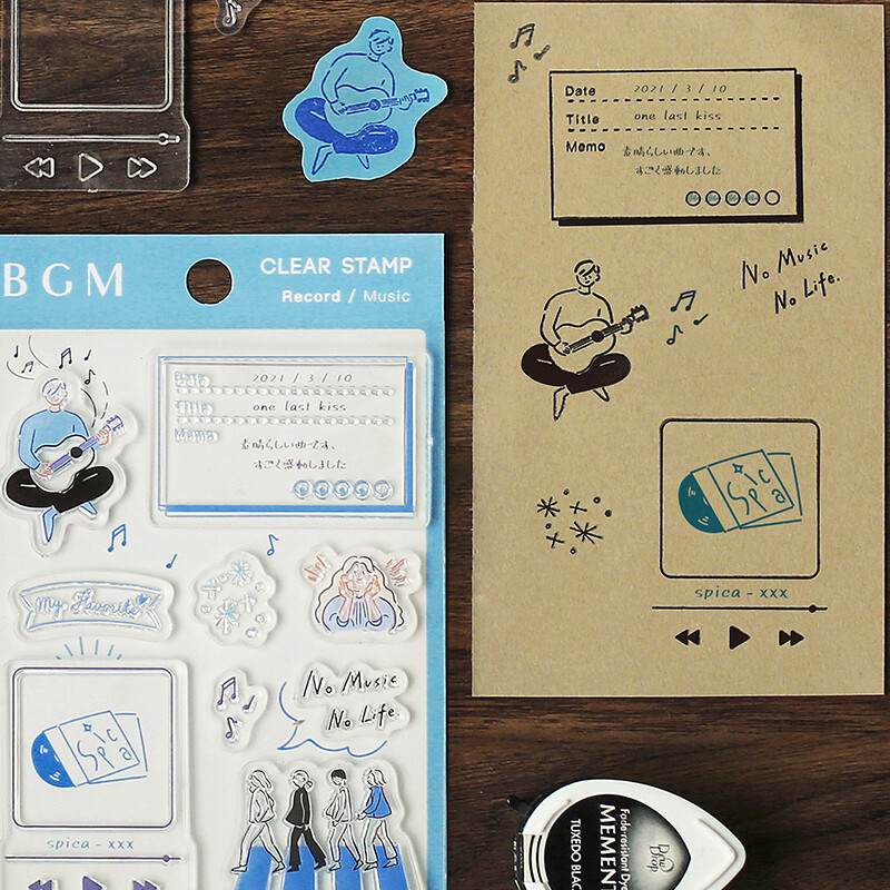21 5月新作 Bgm クリアスタンプ 記録 ミュージック の商品ページ 卸 仕入れサイト スーパーデリバリー