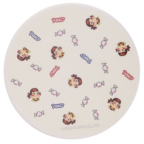 食器 不二家のペコちゃん 陶器製吸水コースター ペコちゃんチラシ柄の商品ページ 卸 仕入れサイト スーパーデリバリー
