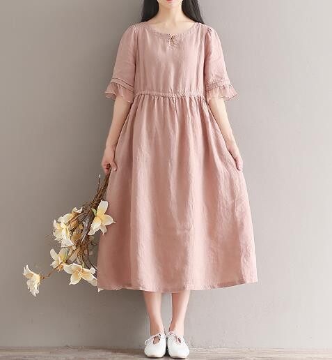 One Piece Dress Ladies Long One Piece Dress Short Sleeve One Piece 5 15 3 4 4 Import Japanese Products At Wholesale Prices Super Delivery