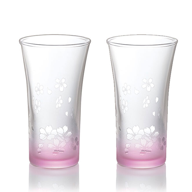 サンドブラスト　桜の舞・一口ビールペア 5,808円